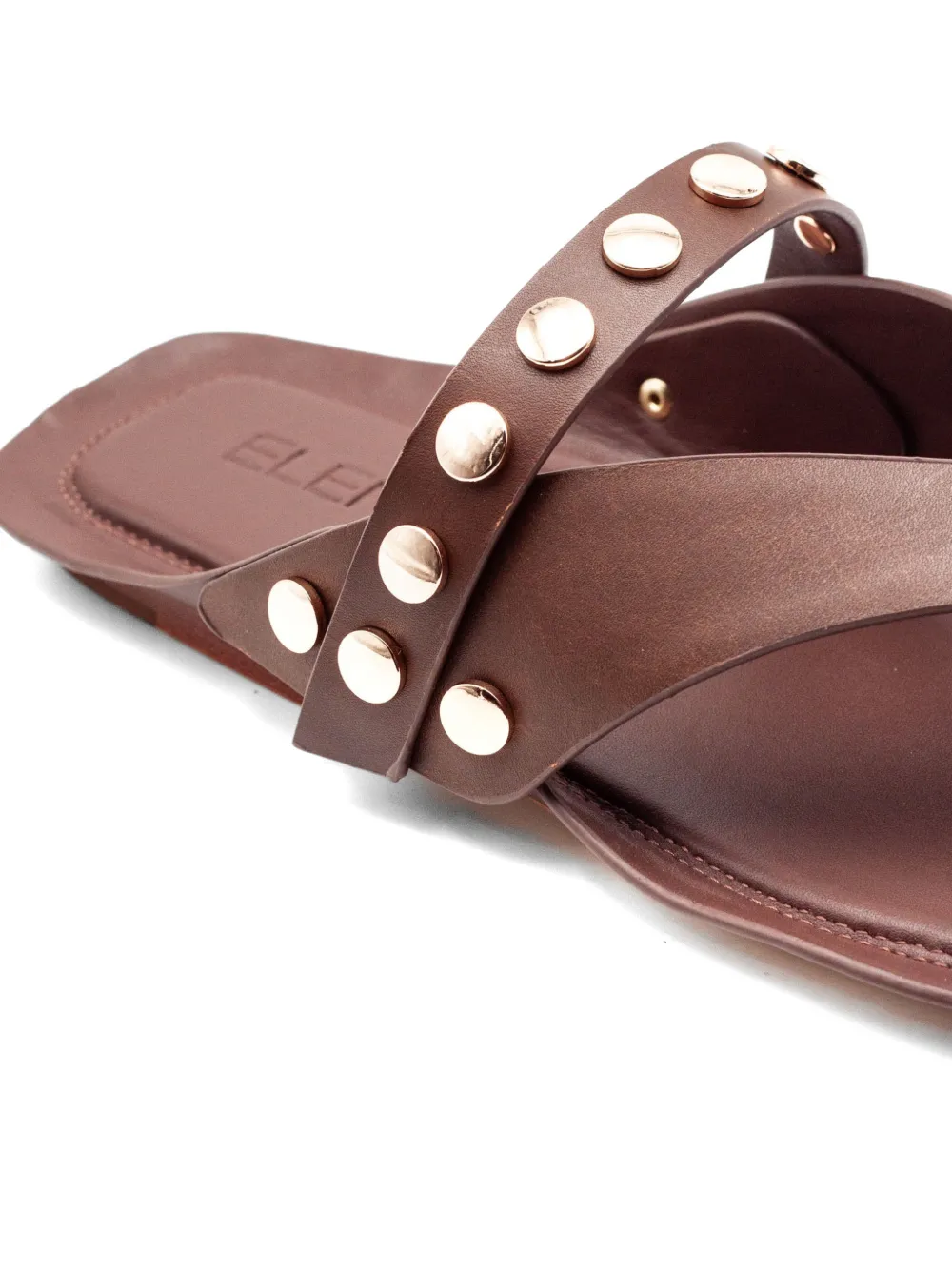 Elena Iachi studded leather sandals Bruin