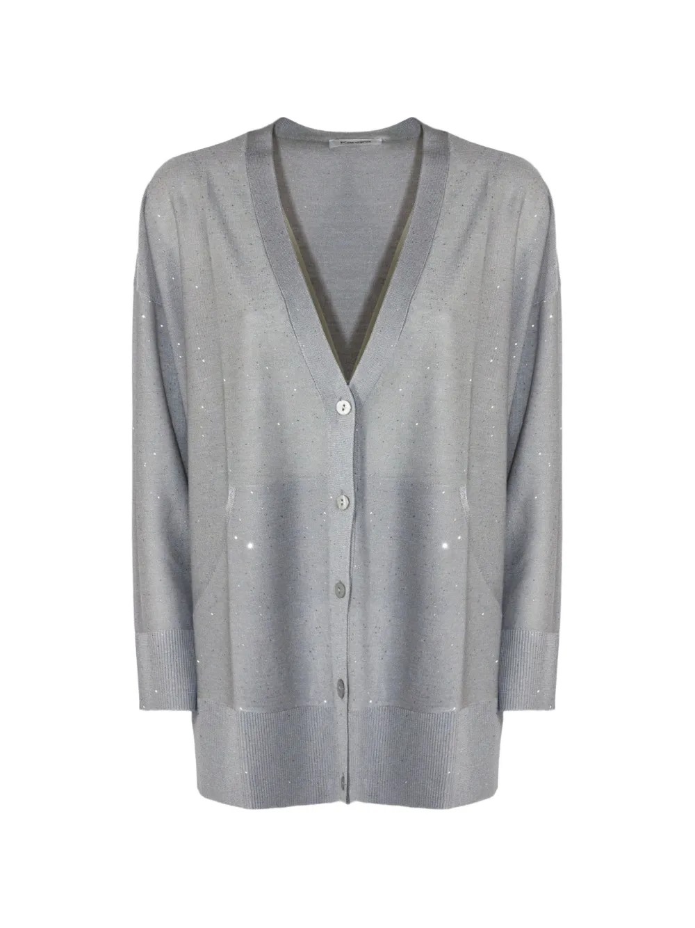 Kangra sequin-embellished cardigan - Grau