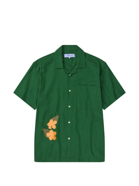 Palmes floral camp collar shirt