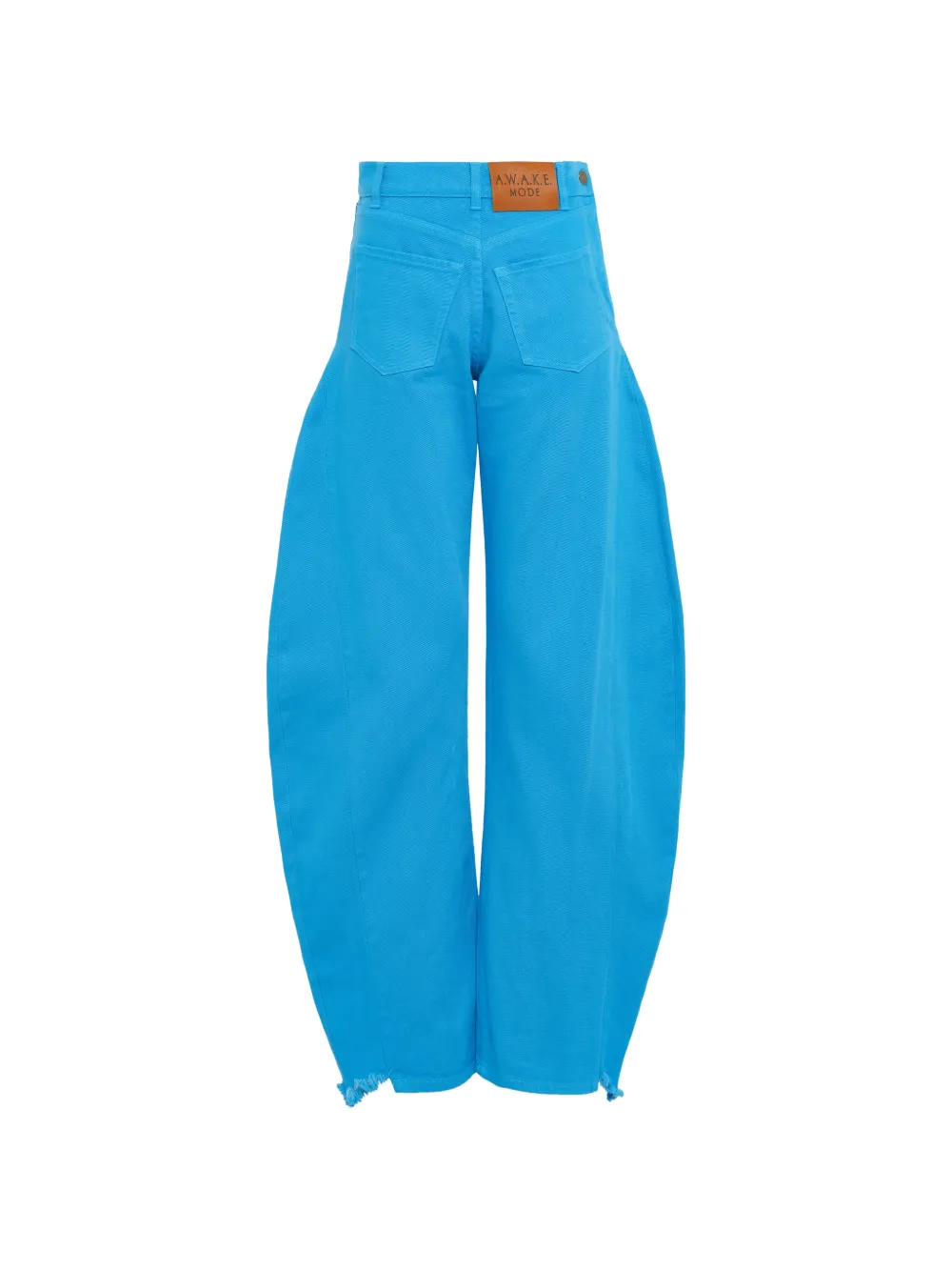 A.W.A.K.E. Mode logo-patch tapered jeans - Blu