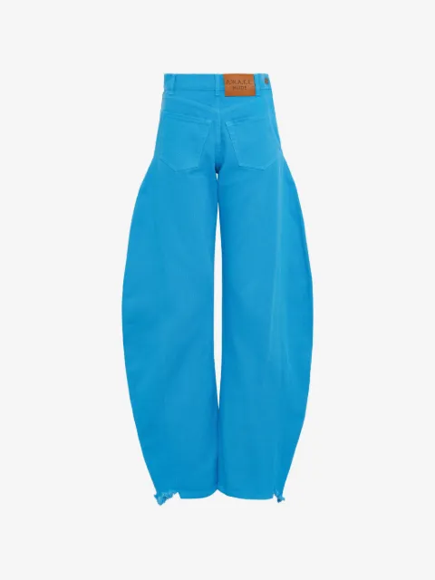 A.W.A.K.E. Mode logo-patch tapered jeans