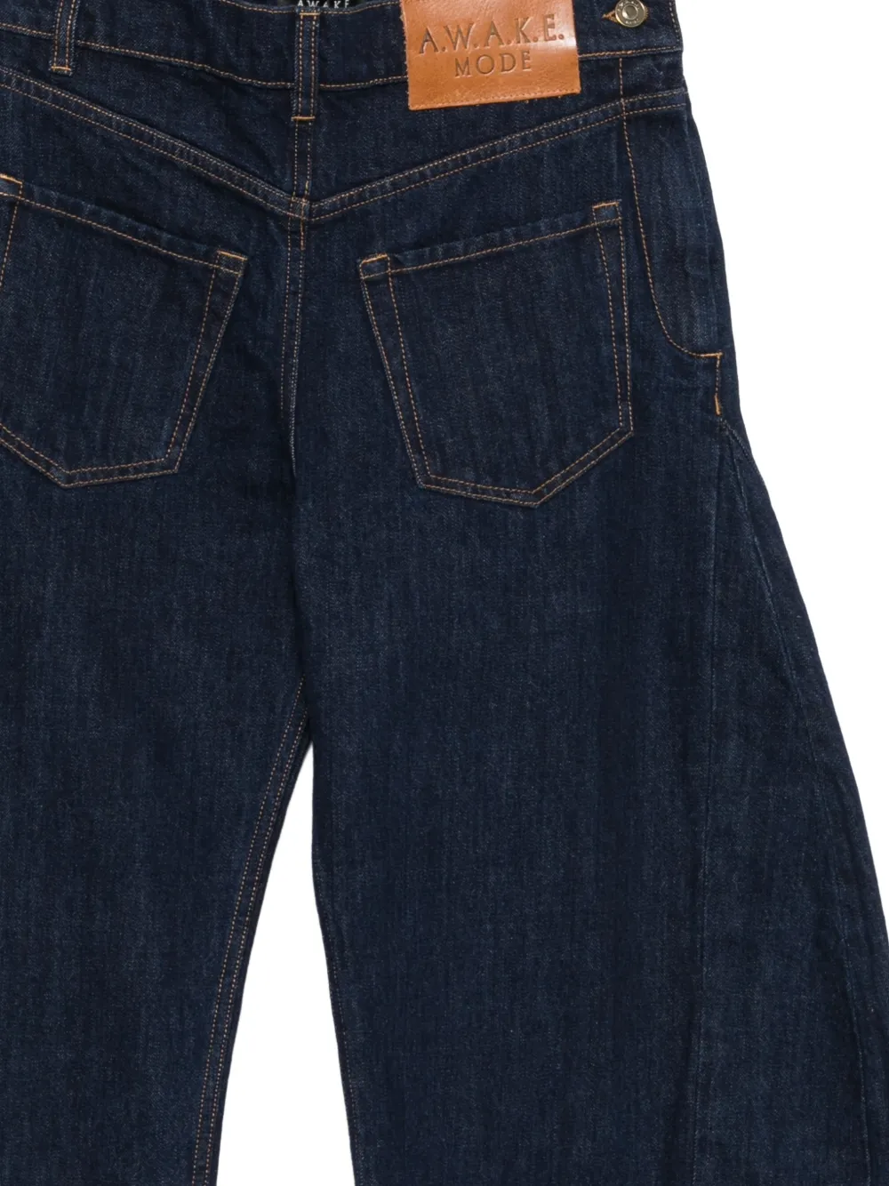 A.W.A.K.E. Mode Mirror jeans met zijvlak Blauw