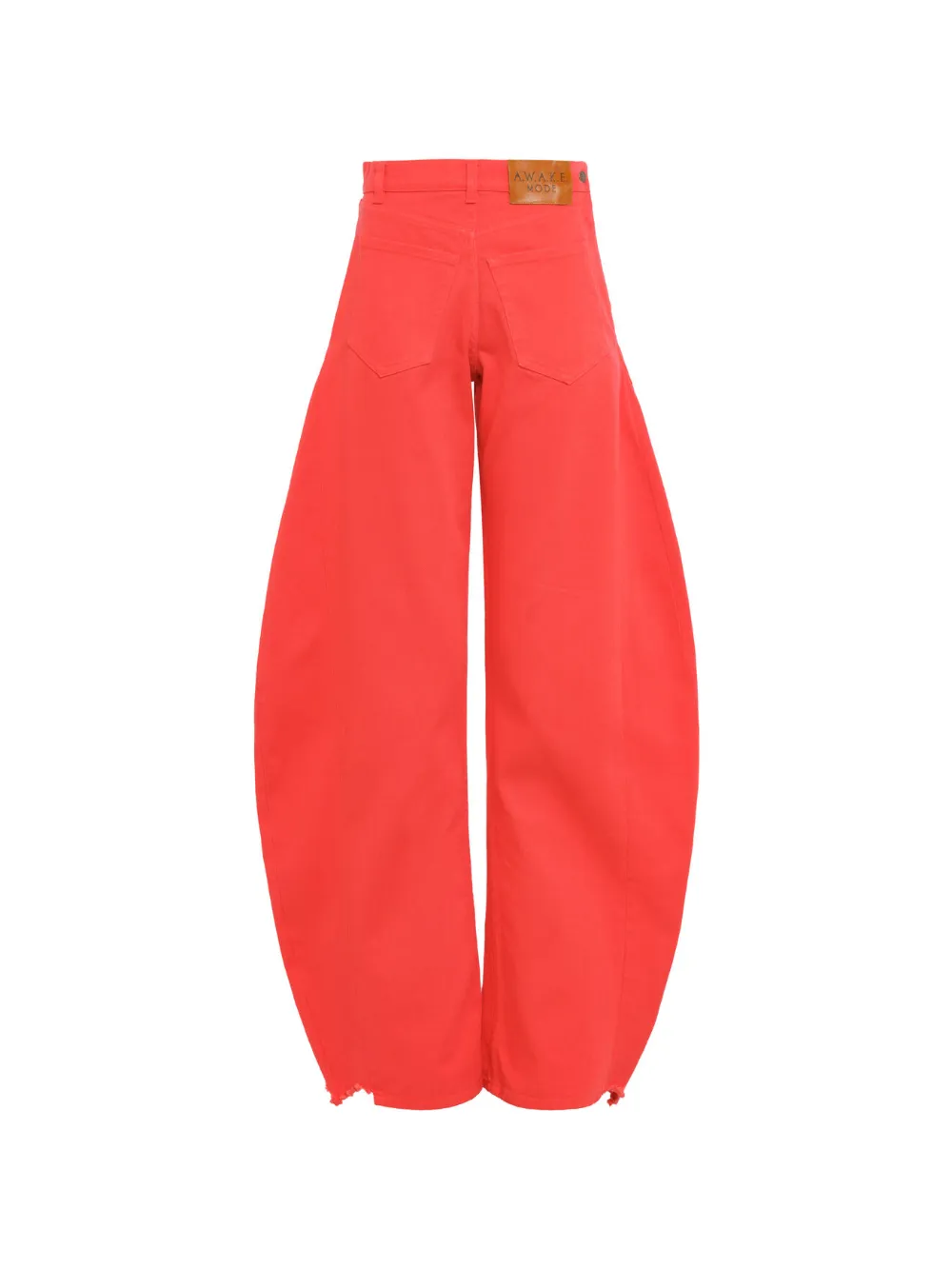 A.W.A.K.E. Mode logo-patch jeans - Rosso