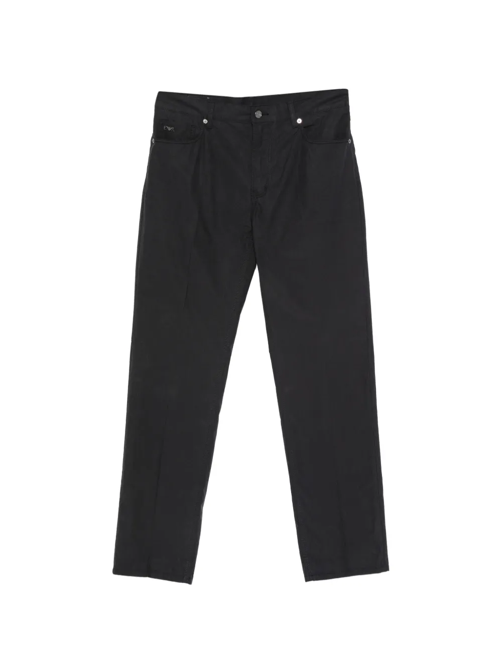 Emporio Armani Pantaloni con placca logo - Blu