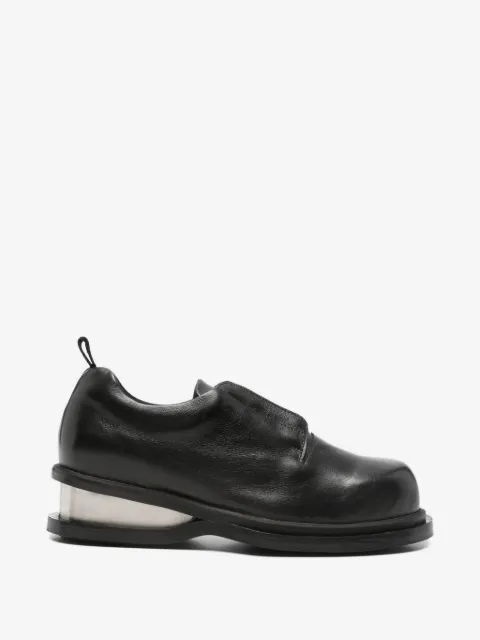 EGONlab. Pulsar metal-detail derby shoes