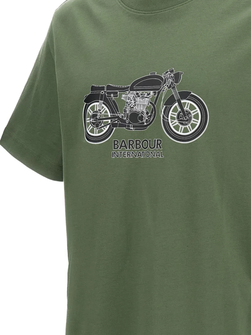 Barbour International graphic T-shirt Groen