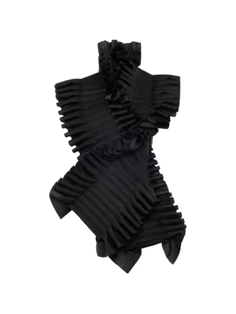 A.W.A.K.E. Mode ruffled top