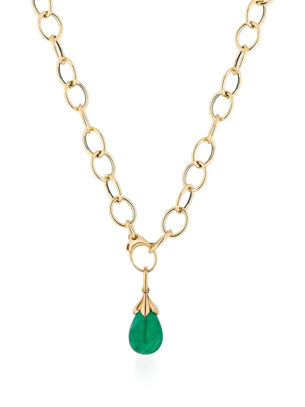 Goshwara G-one Emerald Pendant Necklace