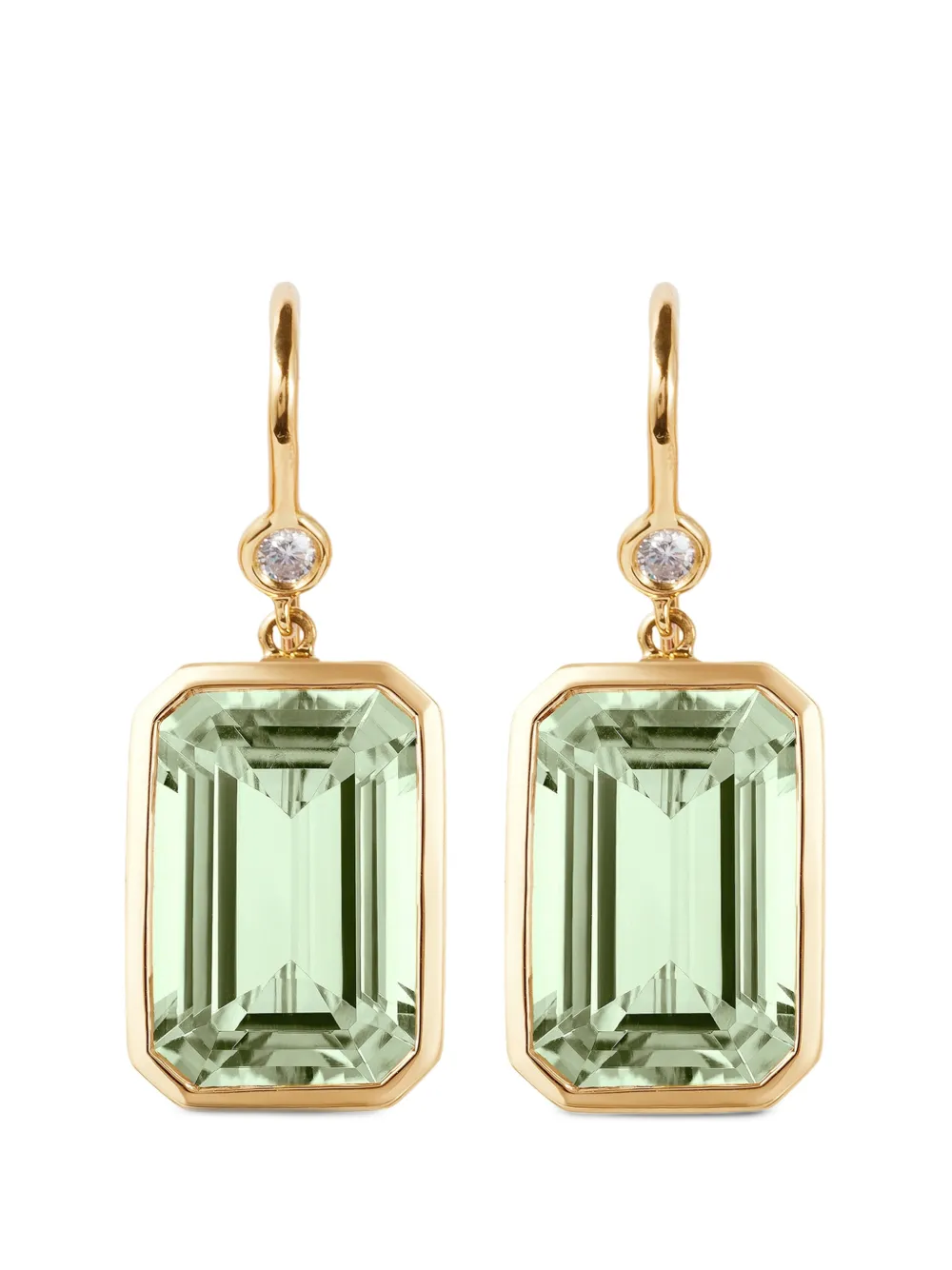 Goshwara Gossip emerald-cut earrings - Oro