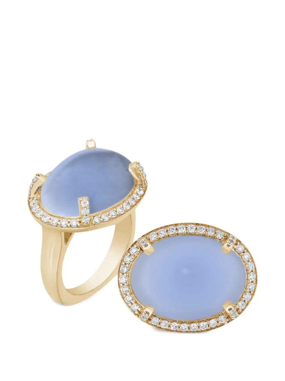 Goshwara G-One chalcedony diamond ring - Oro