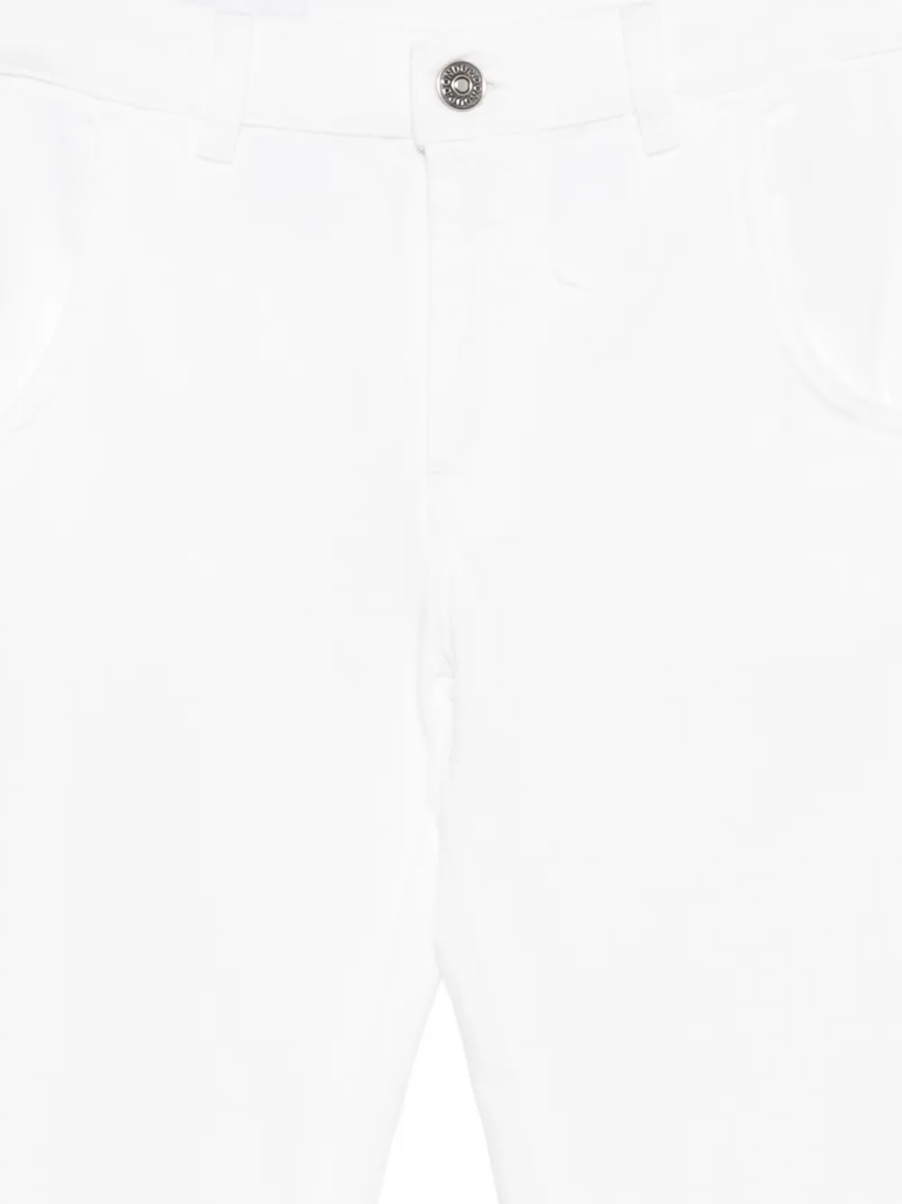  Dondup Kids Vaqueros Flaire Sin Rematar - Blanco 