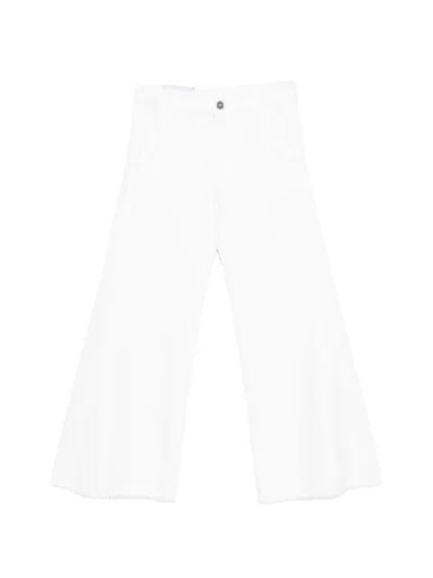 DONDUP KIDS Flaire raw-cut jeans