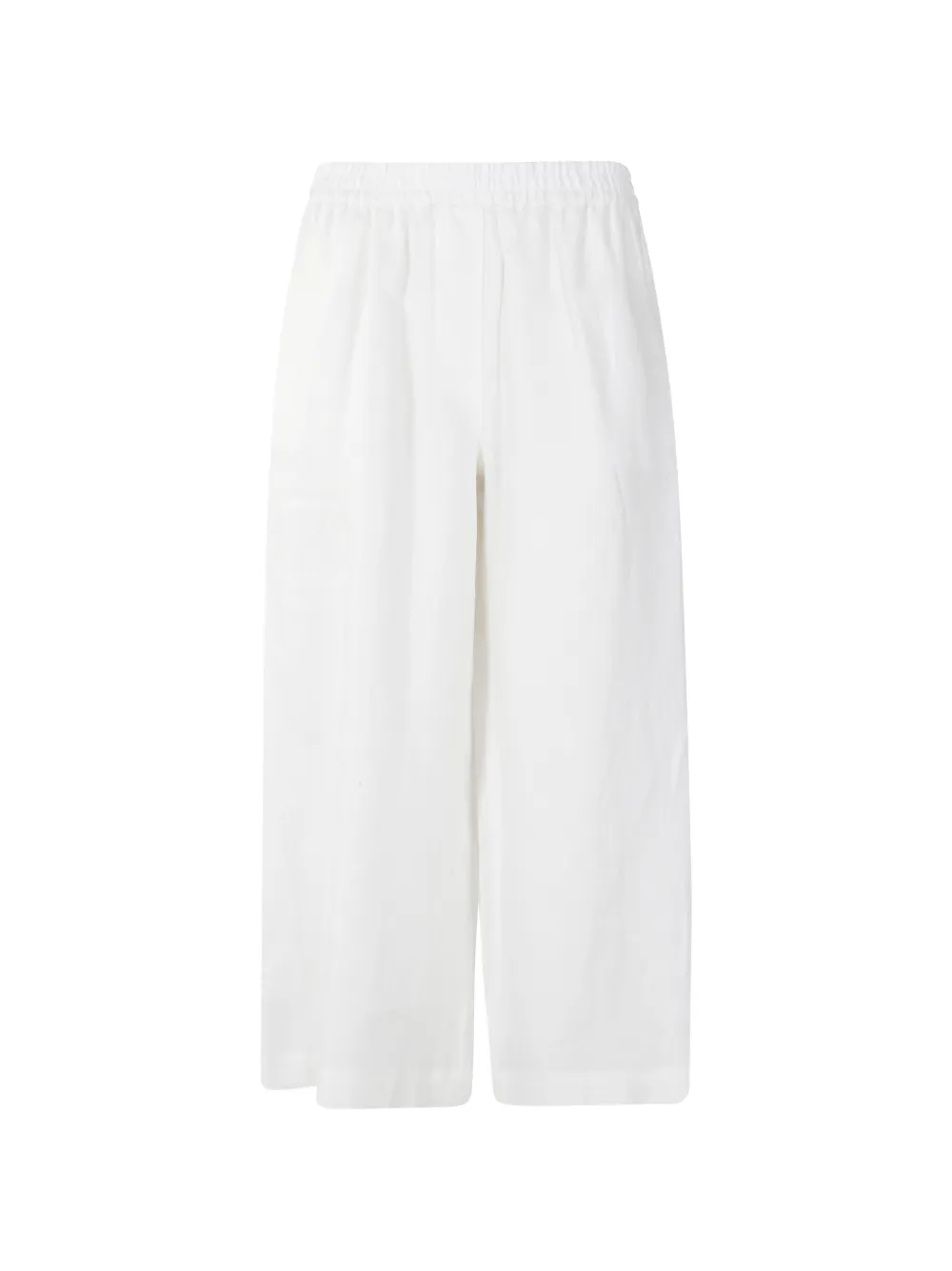 Weekend Max Mara elasticated-waistband wide-leg trousers - Bianco