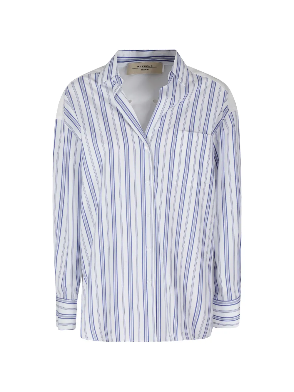 Weekend Max Mara broderie-anglaise striped shirt - Weiß