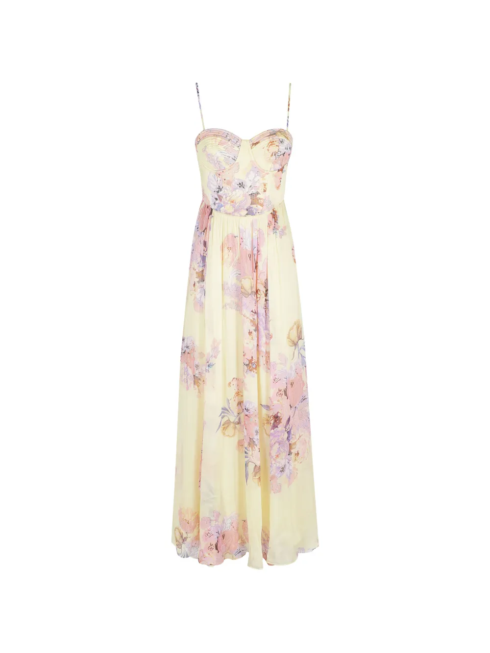 Hemant And Nandita Kysha floral midi dress - Giallo