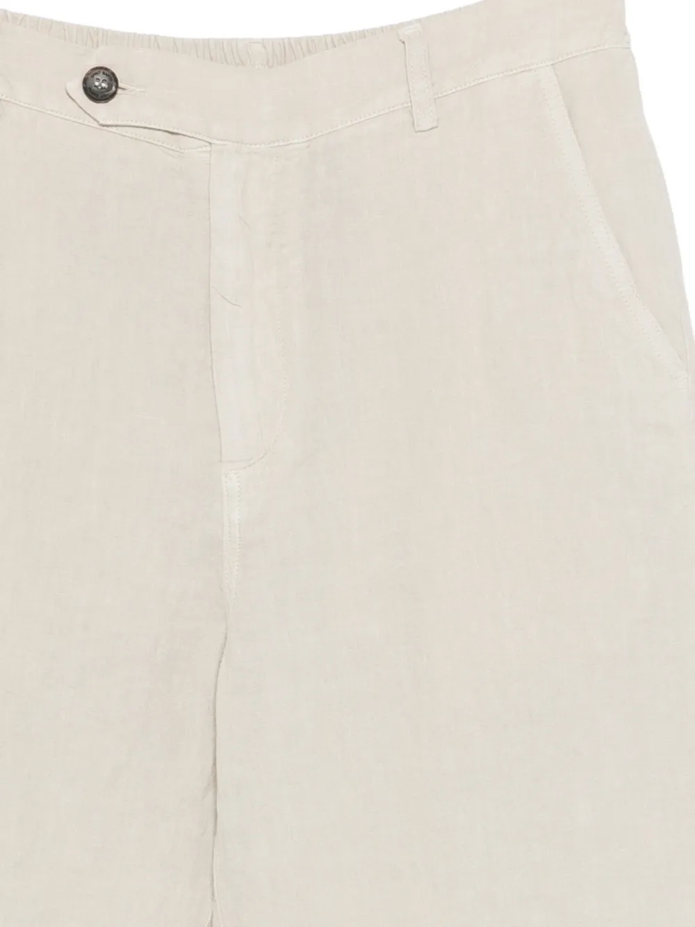 MC2 Saint Barth Linnen bermuda shorts Beige