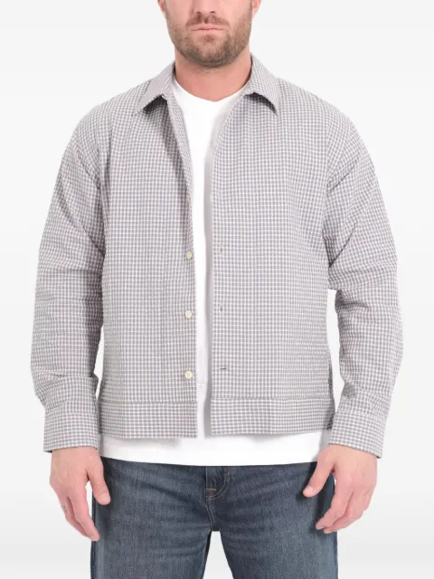 NN07 gingham button shirt