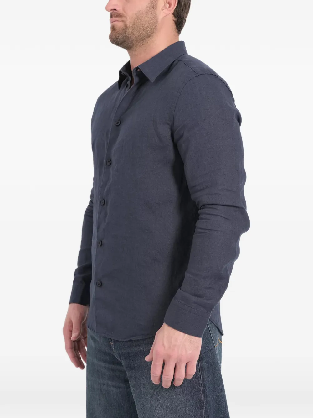 NN07 Enzo overhemd Blauw