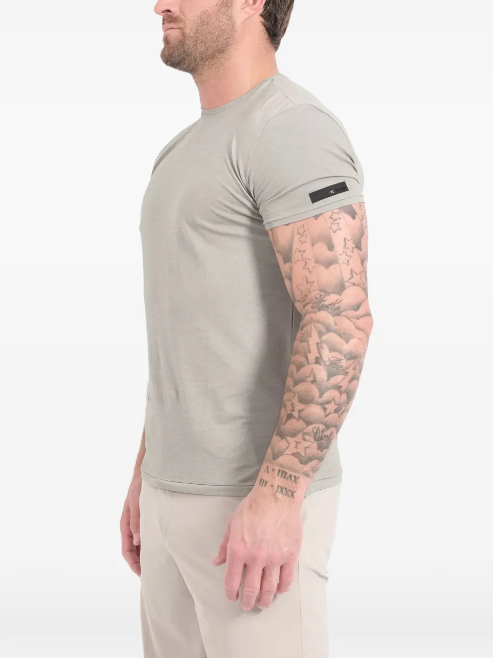 RRD T-shirt met logopatch Beige