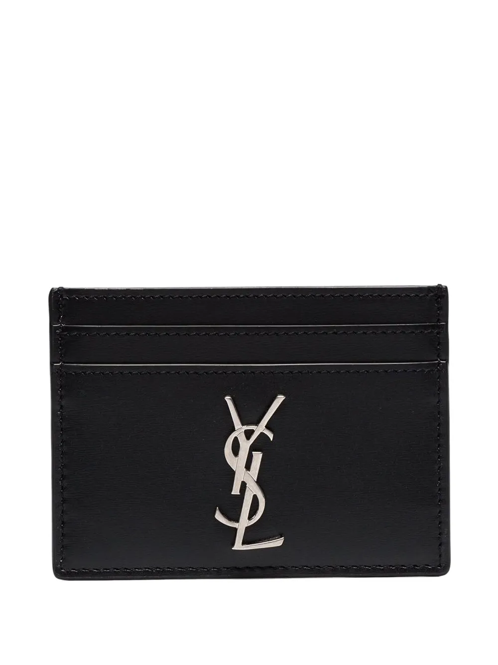 Saint Laurent Cassandre cardholder - Schwarz