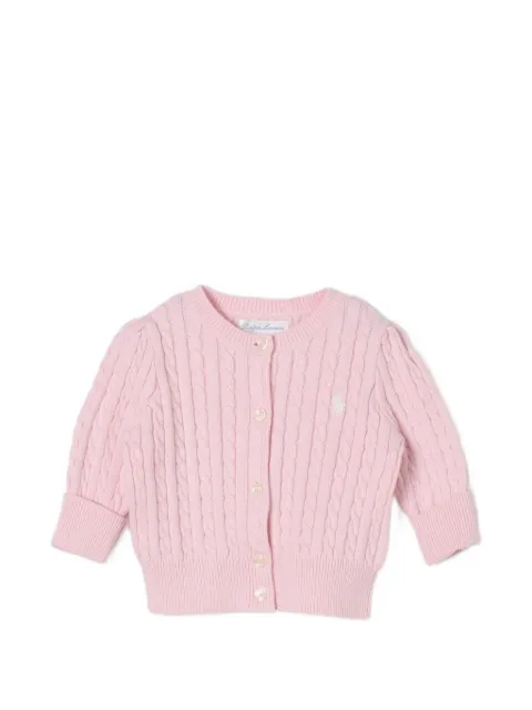 POLO RALPH LAUREN KIDS cable knit cardigan