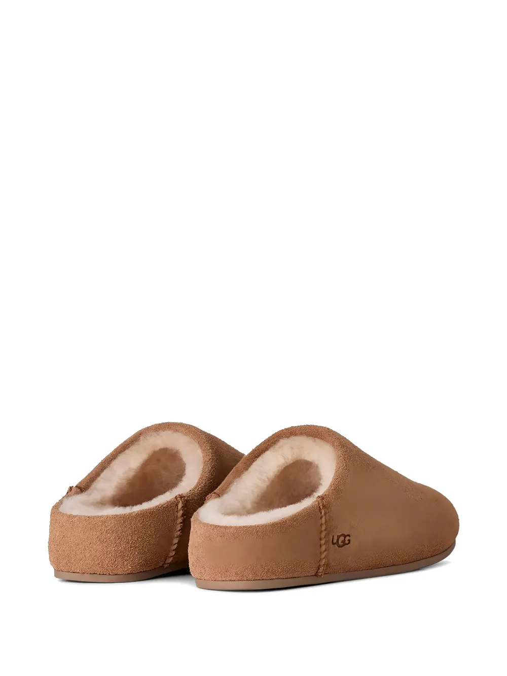 UGG Elea slippers met logo-reliëf Bruin