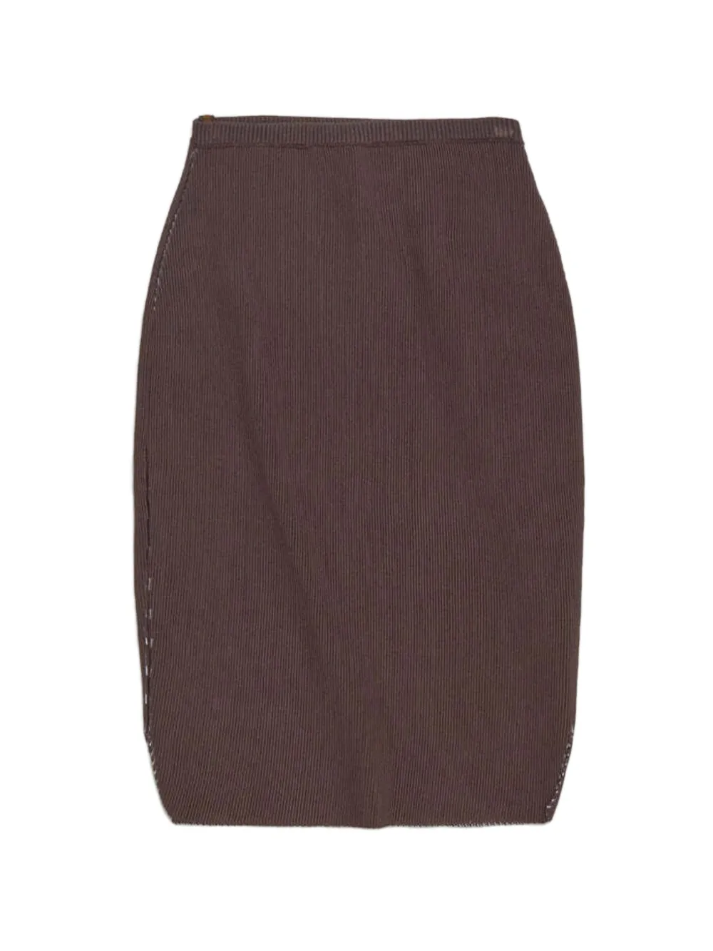 Isa Boulder Geribbelde midi-rok Bruin