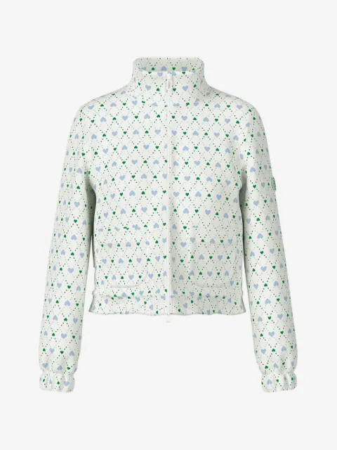 MARCCAIN heart-pattern jacket