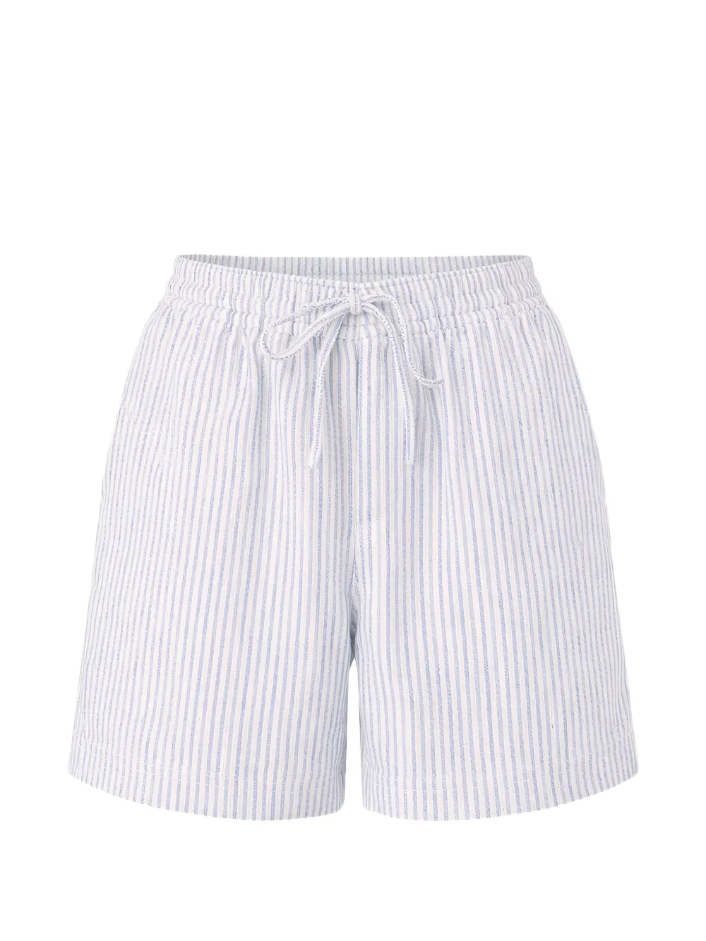 Officine Generale drawstring striped shorts - Bianco