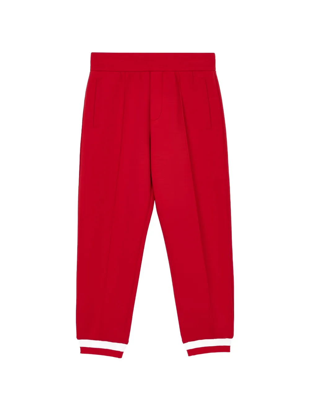 Emporio Armani Kids logo-patch tracksuit trousers - Rosso