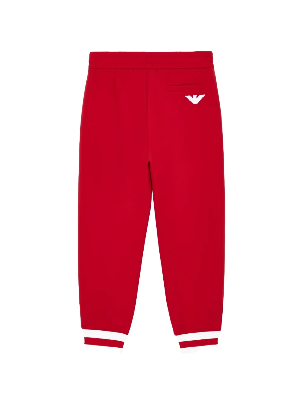Emporio Armani Kids Trainingsbroek met logopatch Rood