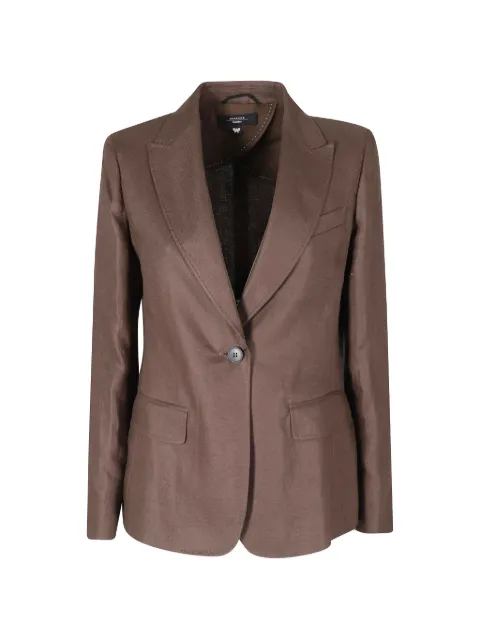 Weekend Max Mara single-breasted linen blazer