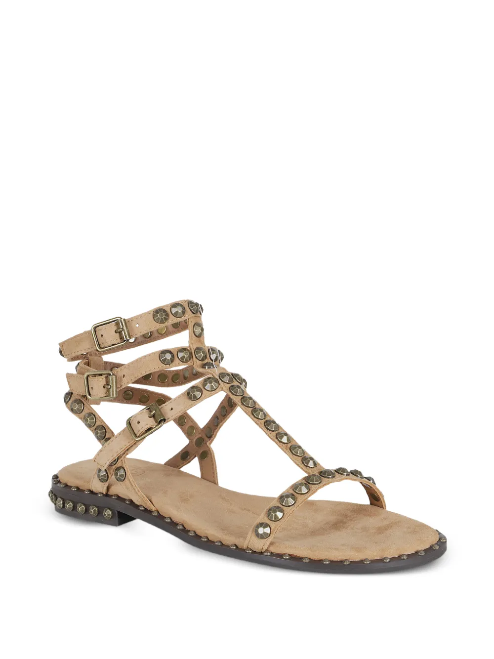 Ash Play suède sandalen verfraaid met studs Beige