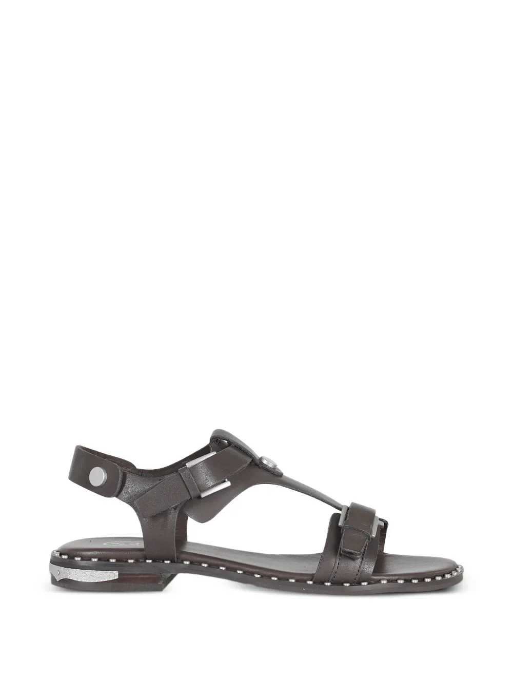 Ash Piper stud-embellished buckle-strap sandals - Marrone