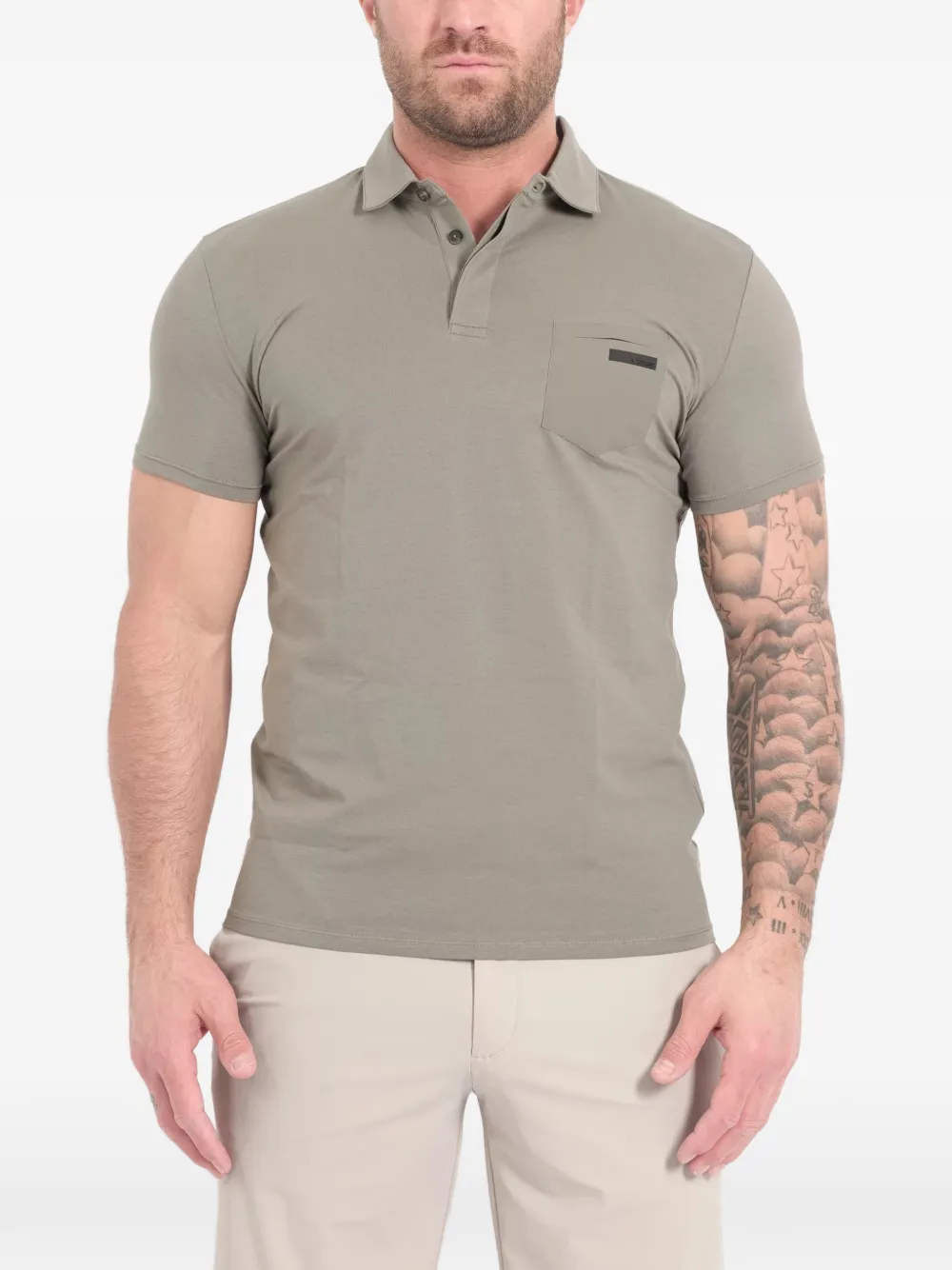 RRD patch pocket polo shirt - Verde