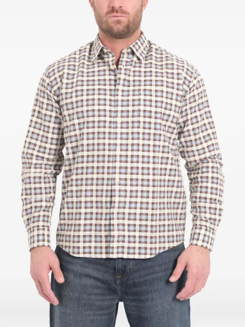 NN07 checked pocket shirt