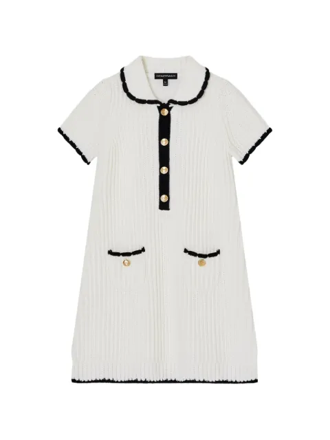 Emporio Armani Kids button collared dress