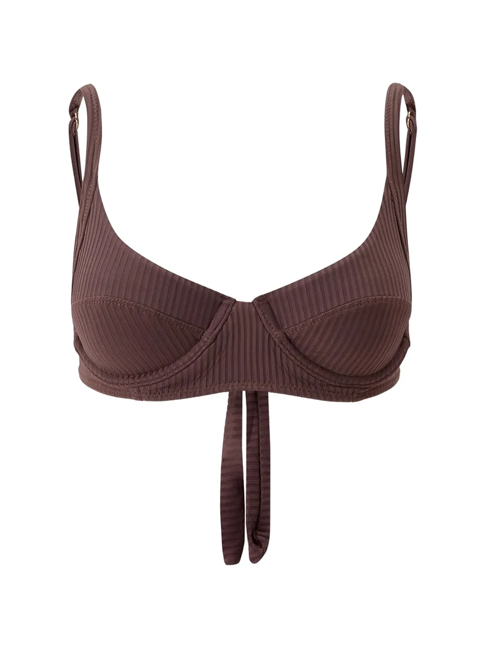 Melissa Odabash Noto bikini top - Marrone