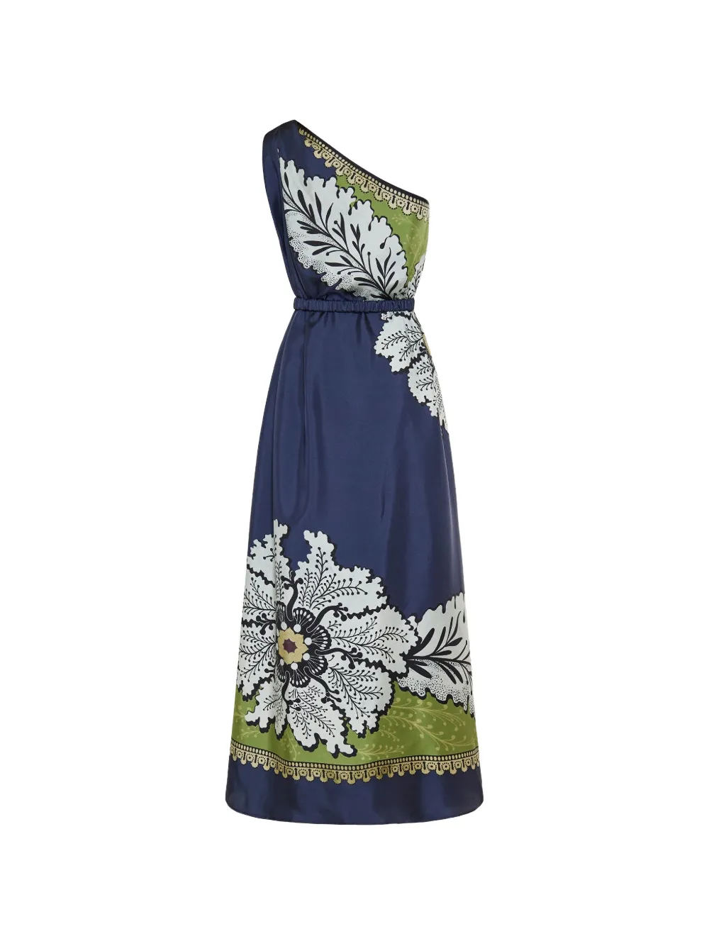 La DoubleJ floral print one-shoulder dress - Blue