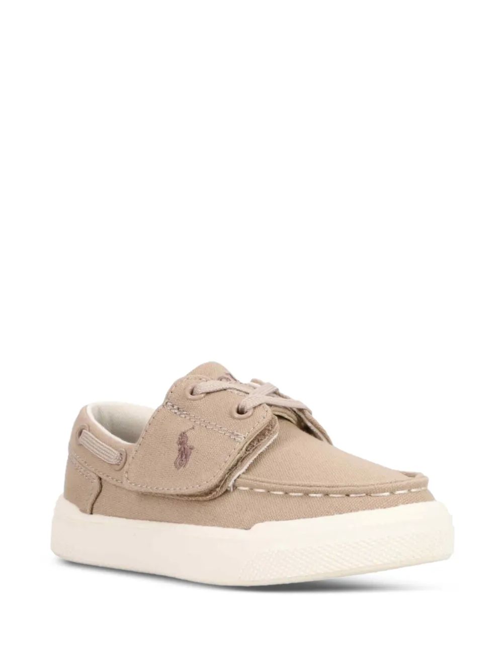 POLO RALPH LAUREN KIDS Sneakers met logo Beige