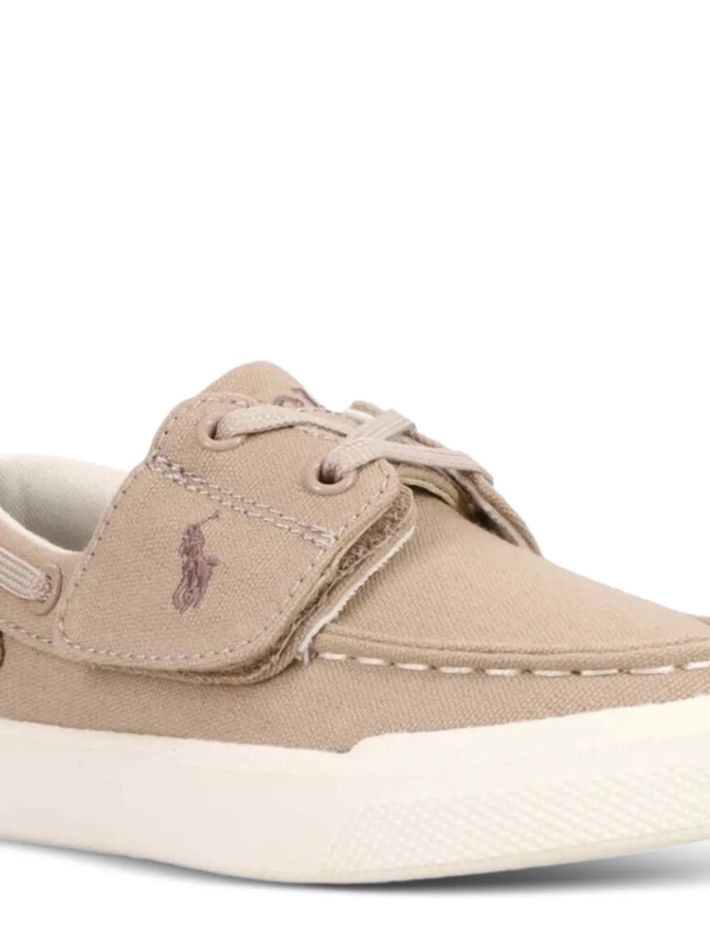 POLO RALPH LAUREN KIDS Sneakers met logo Beige