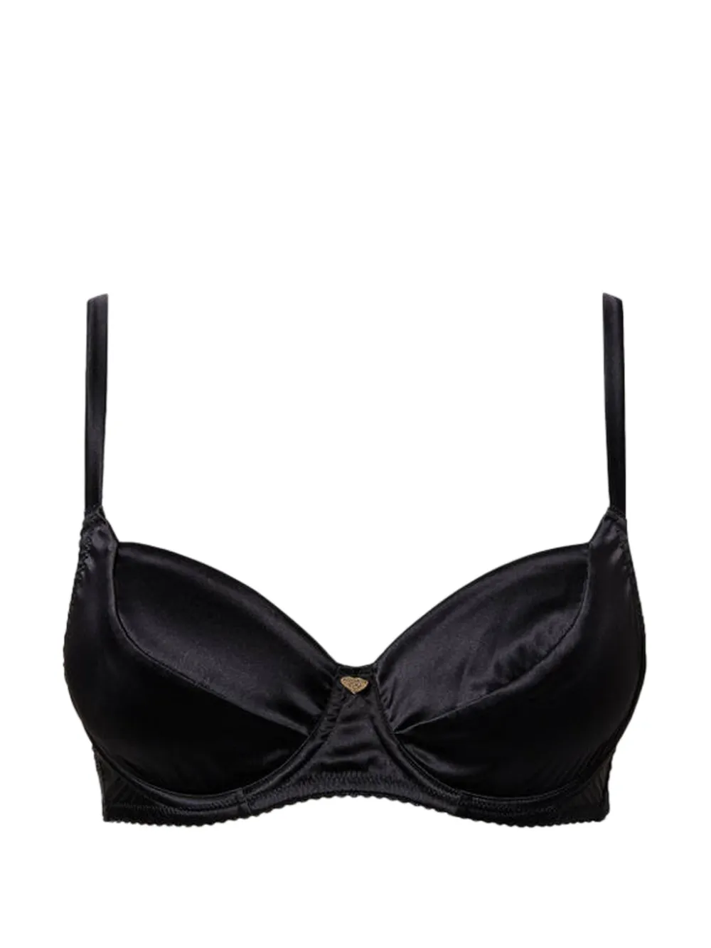 TWINSET satin underwire bra - Nero