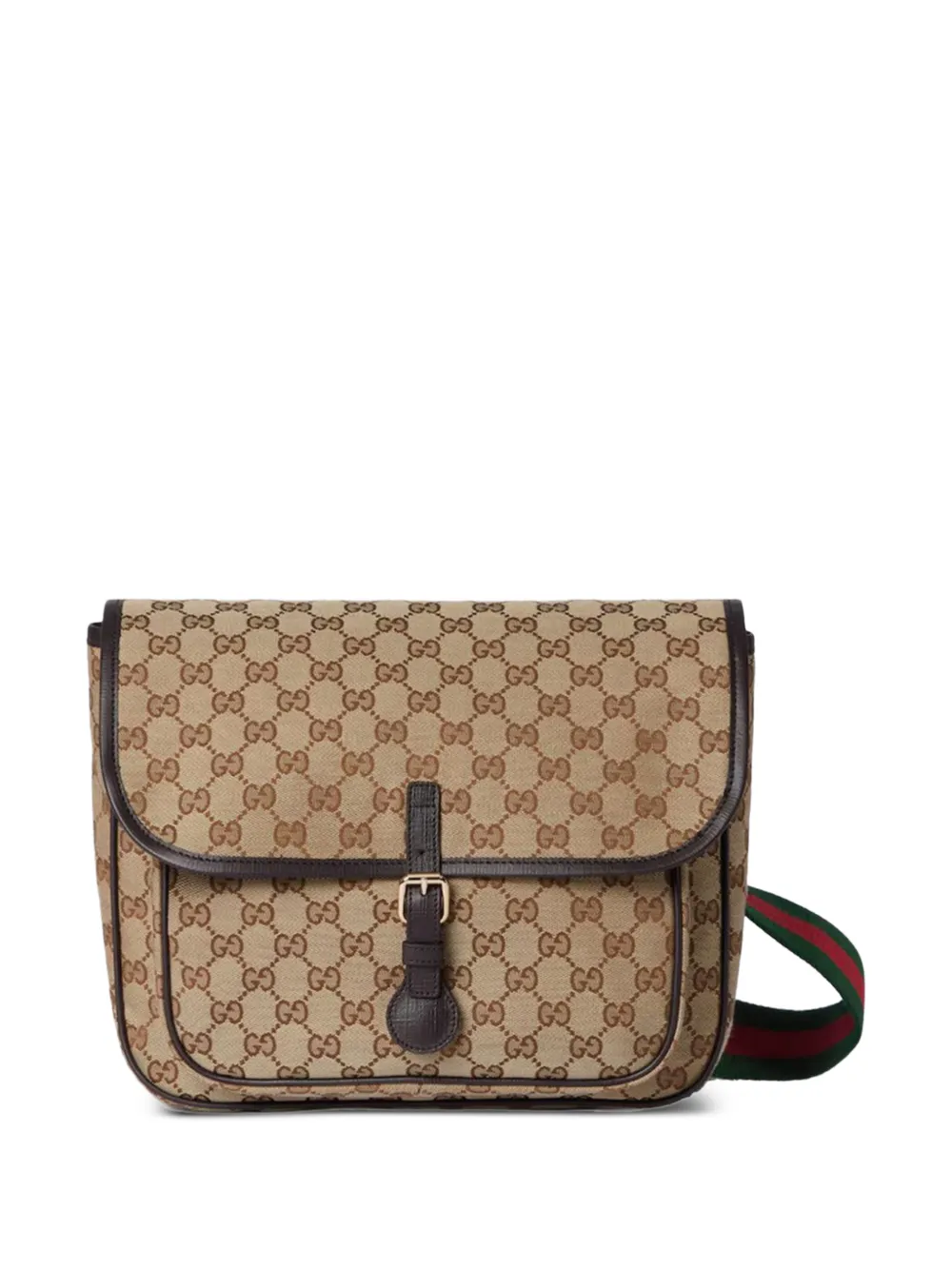 Gucci Kids GG-canvas shoulder bag - Nude
