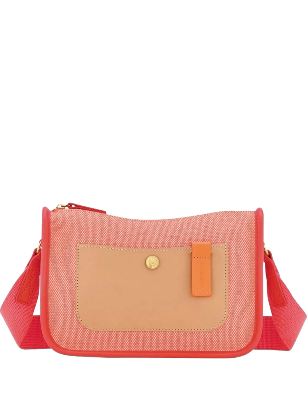 Longchamp zipped cross body bag - Arancione