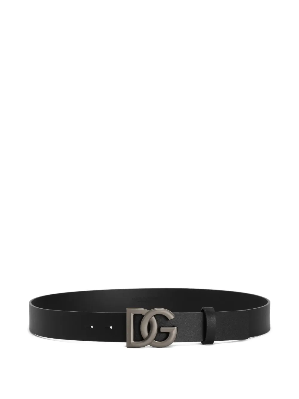 Dolce & Gabbana logo-buckle leather belt - Nero