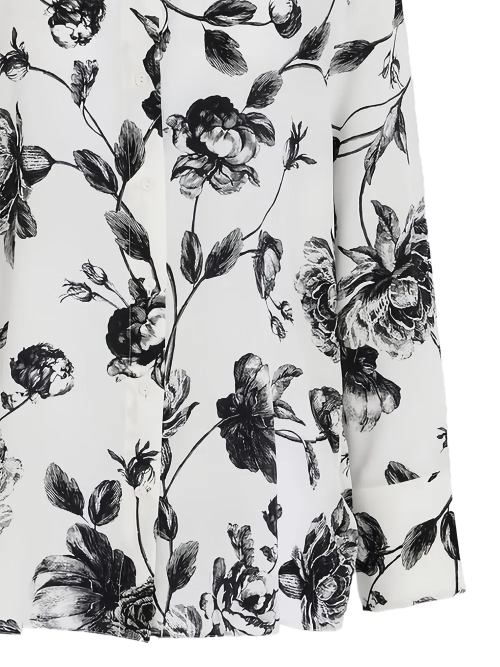 ERDEM Blouse met bloemenprint Wit