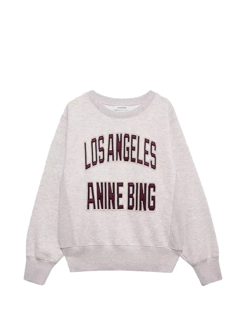 ANINE BING los angeles appliqué sweatshirt - Toni neutri