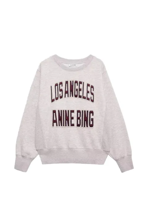 ANINE BING sweat à appliqué Los Angeles