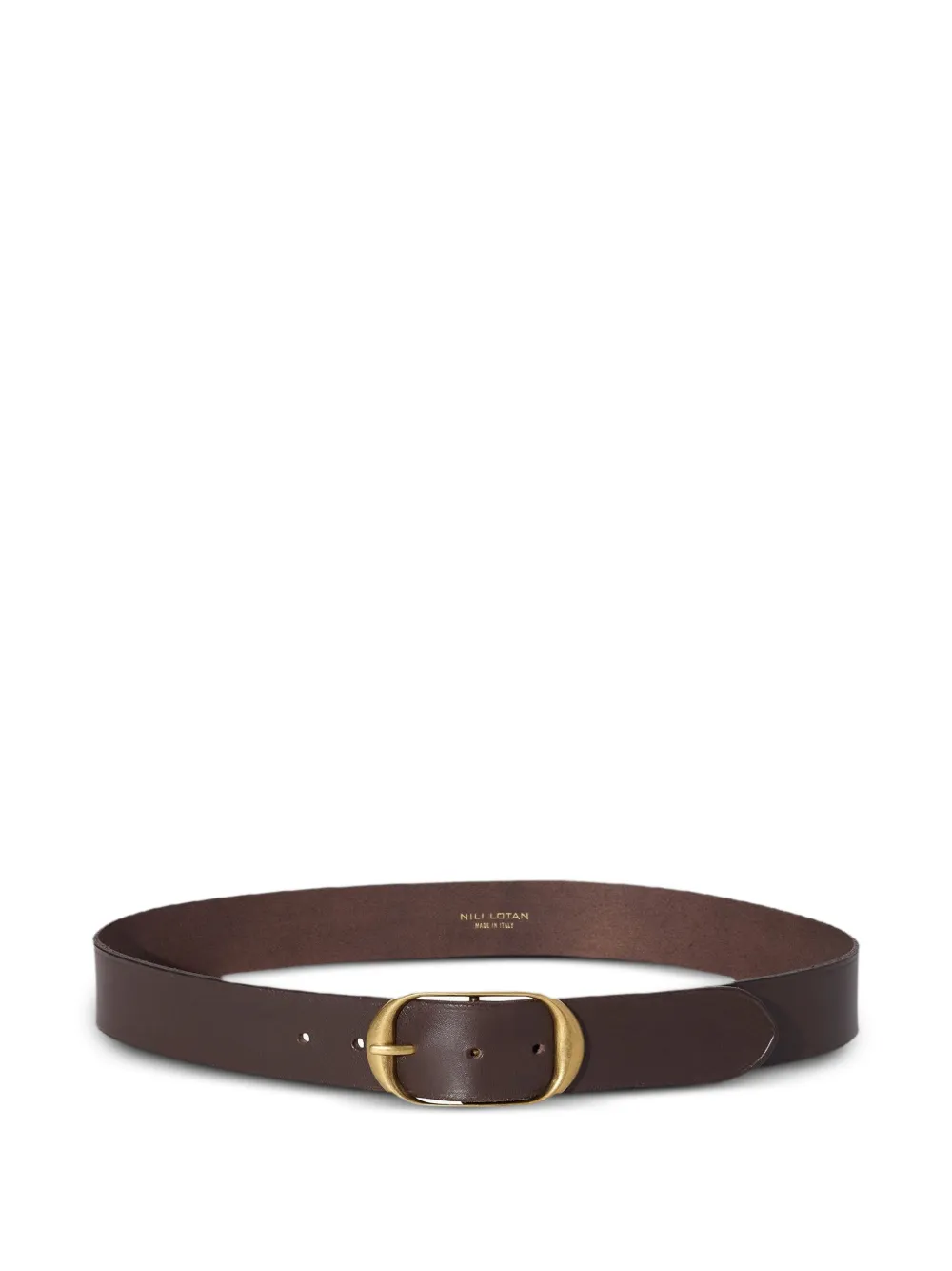 Nili Lotan buckle belt - Marrone