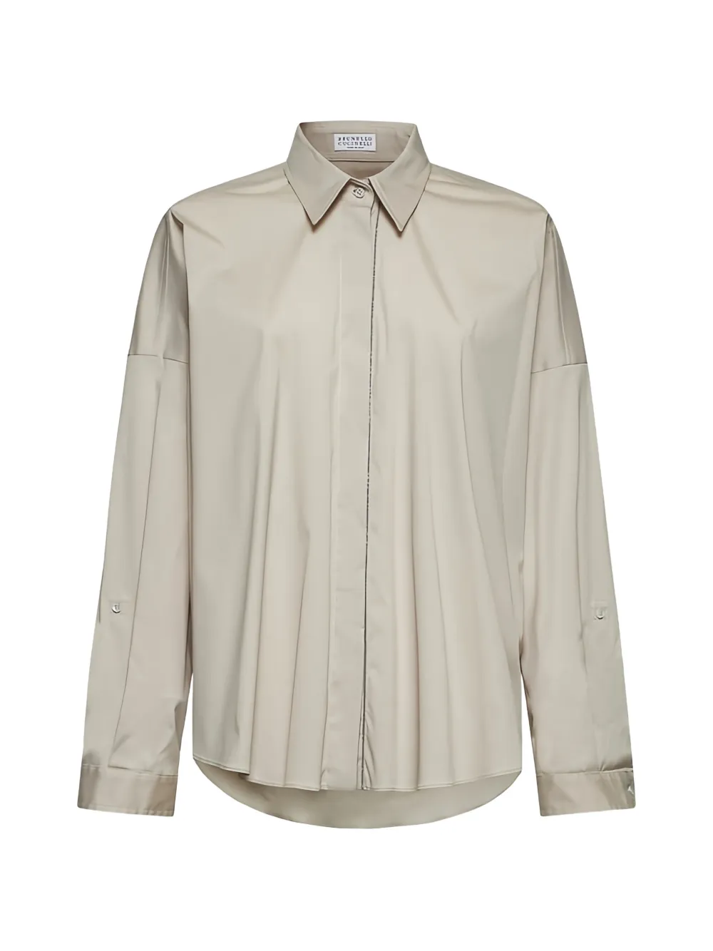 Brunello Cucinelli embellished shirt - Nude